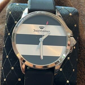 Juicy Couture BlackSilver Watch!!! Gorgeous